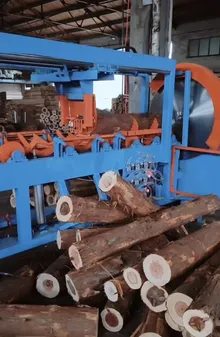 Automatic Log Cut-Off Saw (Adjustable Length) — photo 1