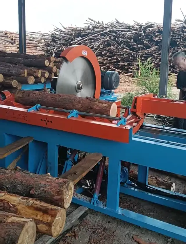 Automatic Log Cut-Off Saw (Precision Adjustable) — 1